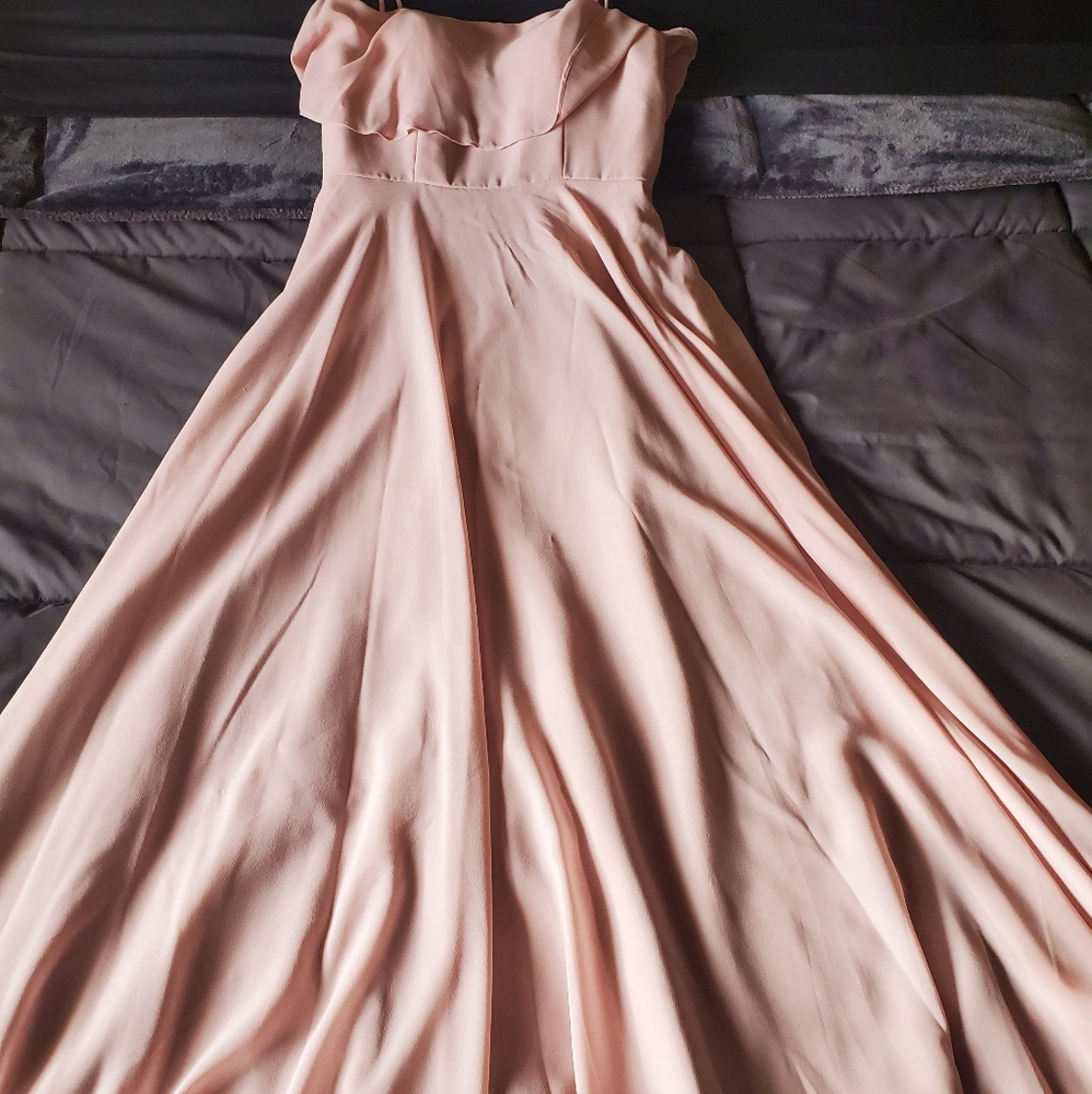 Blush Bridesmaid Dress